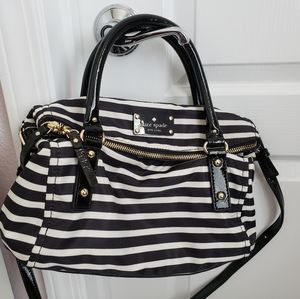 Kate Spade striped hand/shoulder bag